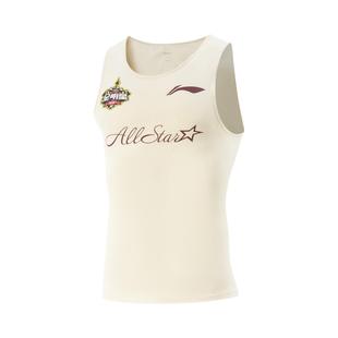 李宁正品 CBA全明星篮球系列男子冰感舒适抗菌紧身运动背心AUDV065