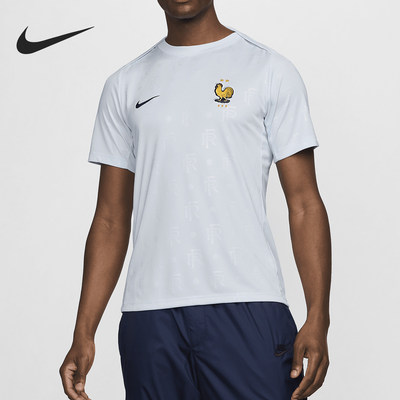 Nike/耐克正品夏季新款男士赛前足球修身短袖T恤FV6940-415