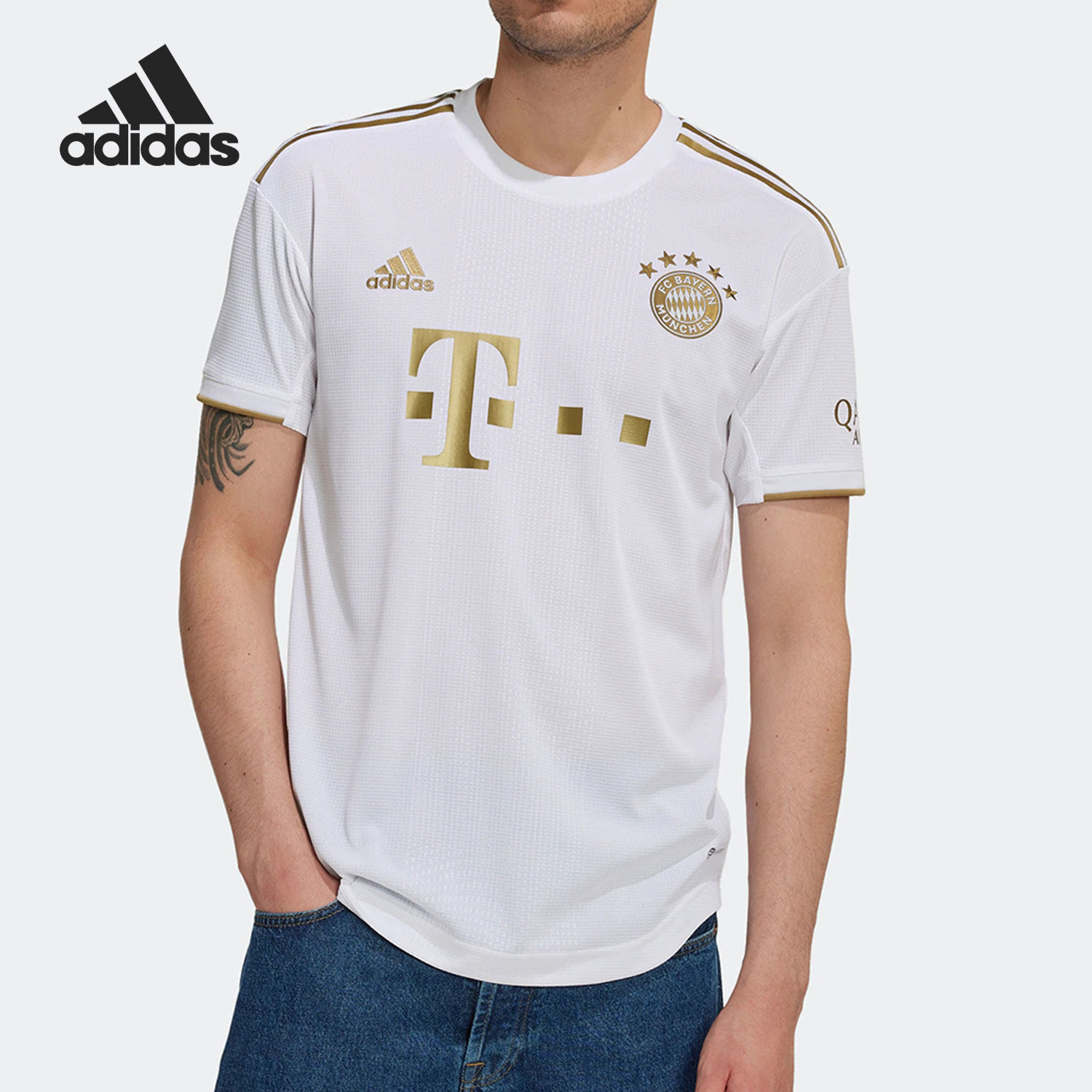Adidas/阿迪达斯正品拜仁慕尼黑球员版男子足球球衣 HI3883