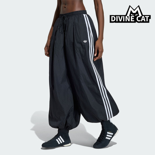 Adidas/阿迪达斯正品三叶草女士梭织经典束脚时尚轻盈长裤KY5052