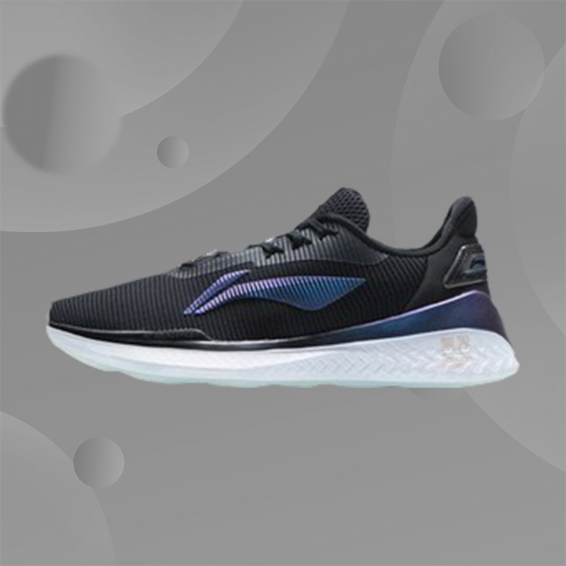 李宁秋季男无界透气一体织运动鞋