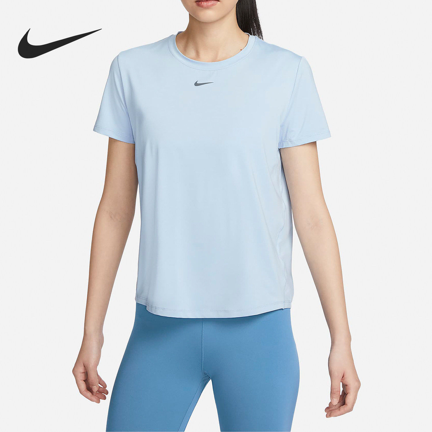 Nike/耐克正品夏季女士宽松透气训练休闲运动T恤FN2799-440