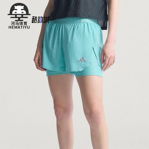 Adidas/阿迪达斯正品CLIMACOOL女士训练运动跑步透气短裤KE2281