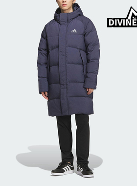 Adidas/阿迪达斯正品冬季男士休闲保暖户外运动连帽羽绒服KR0934