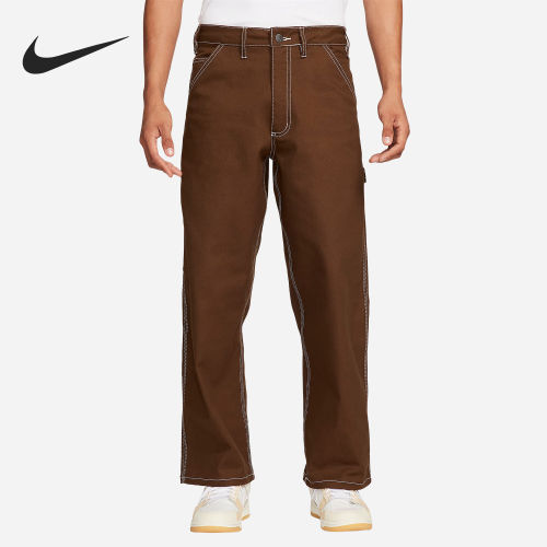 Nike/耐克正品春秋男士宽松复古运动直筒休闲长裤FB7199-259