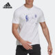 Adidas GU1753 男子圆领透气休闲运动T恤 阿迪达斯正品 年春季