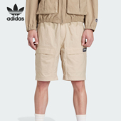 风多口袋运动短裤 Adidas 工装 SPEZIAL男士 IM8917 阿迪达斯正品