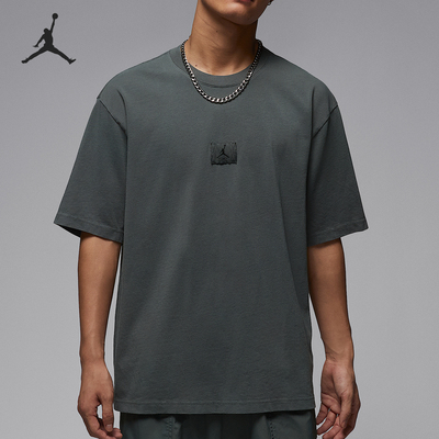 Nike/耐克正品JORDAN男士宽松休闲针织透气短袖HQ8939-068