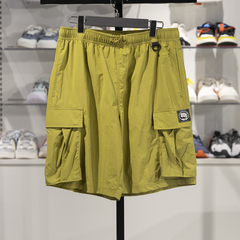 李宁正品反伍BADFIVE男子潮流宽松吸湿排汗运动工装短裤AKSV031-3