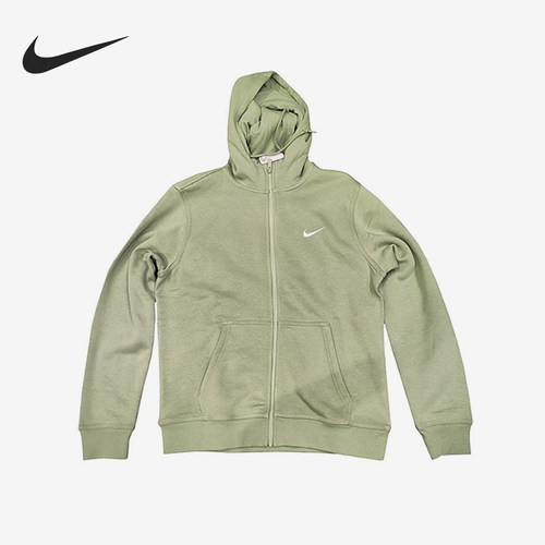 Nike/耐克正品运动休闲连帽纯色加绒舒适夹克外套623451-386