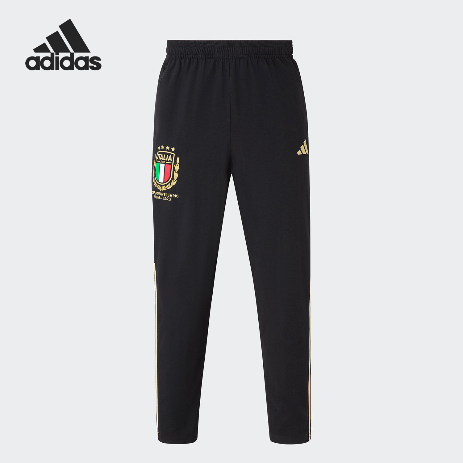 Adidas/阿迪达斯正品意大利队男子足球125周年纪念长裤HY5436
