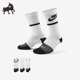 Nike 905 DA2401 耐克正品 儿童运动针织中筒袜三双装