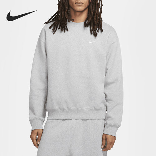 Nike/耐克正品2025秋季款男士针织圆领长袖卫衣CV0554-063