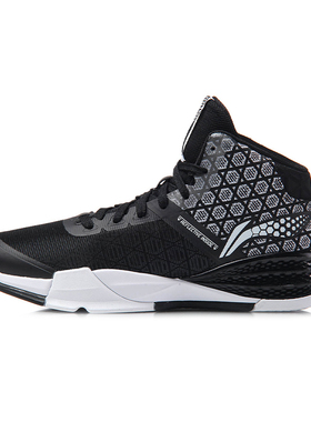 Lining/李宁正品暴风2代新款男子外场耐磨缓震高帮篮球鞋ABFM005