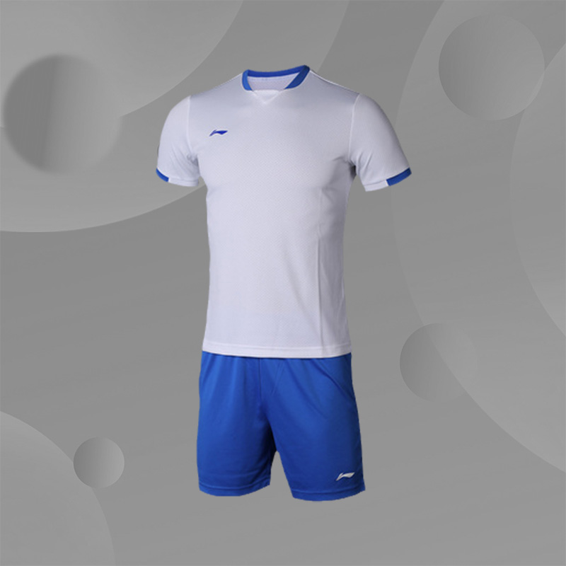 正品Lining/李宁青少年短袖T恤足球比赛训练运动透气套装 AATN042