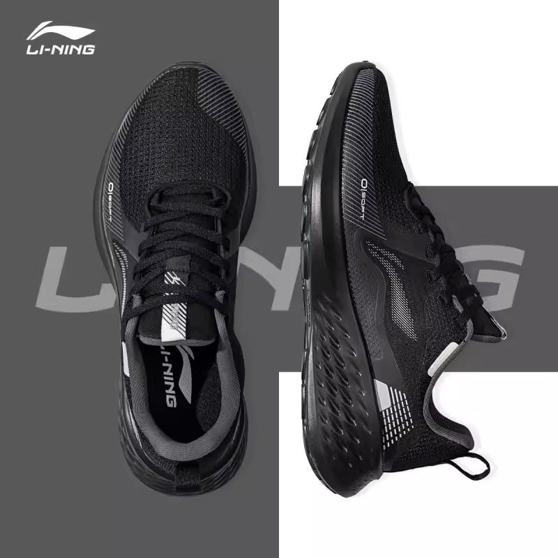 李宁正品男子防滑耐磨跑步鞋