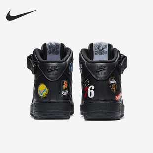 耐克正品 AQ8017 秋冬新款 图案轻便休闲中帮板鞋 001 男士 Nike