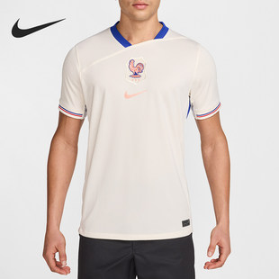 Nike/耐克正品 Dri-FIT男士图案足球训练运动短袖FZ9023-110