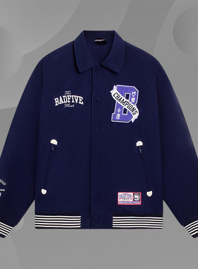 Lining/李宁正品新款男子宽松时尚休闲运动百搭棉夹克外套AJMS109