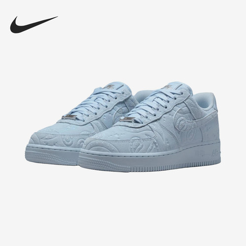 Nike/耐克正品AirForce1空新款浅蓝色街头休闲板鞋IO1259-400
