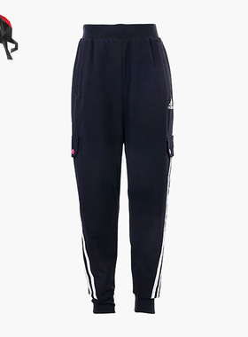 Adidas/阿迪达斯正品儿童梭织时尚休闲运动长裤 H45056