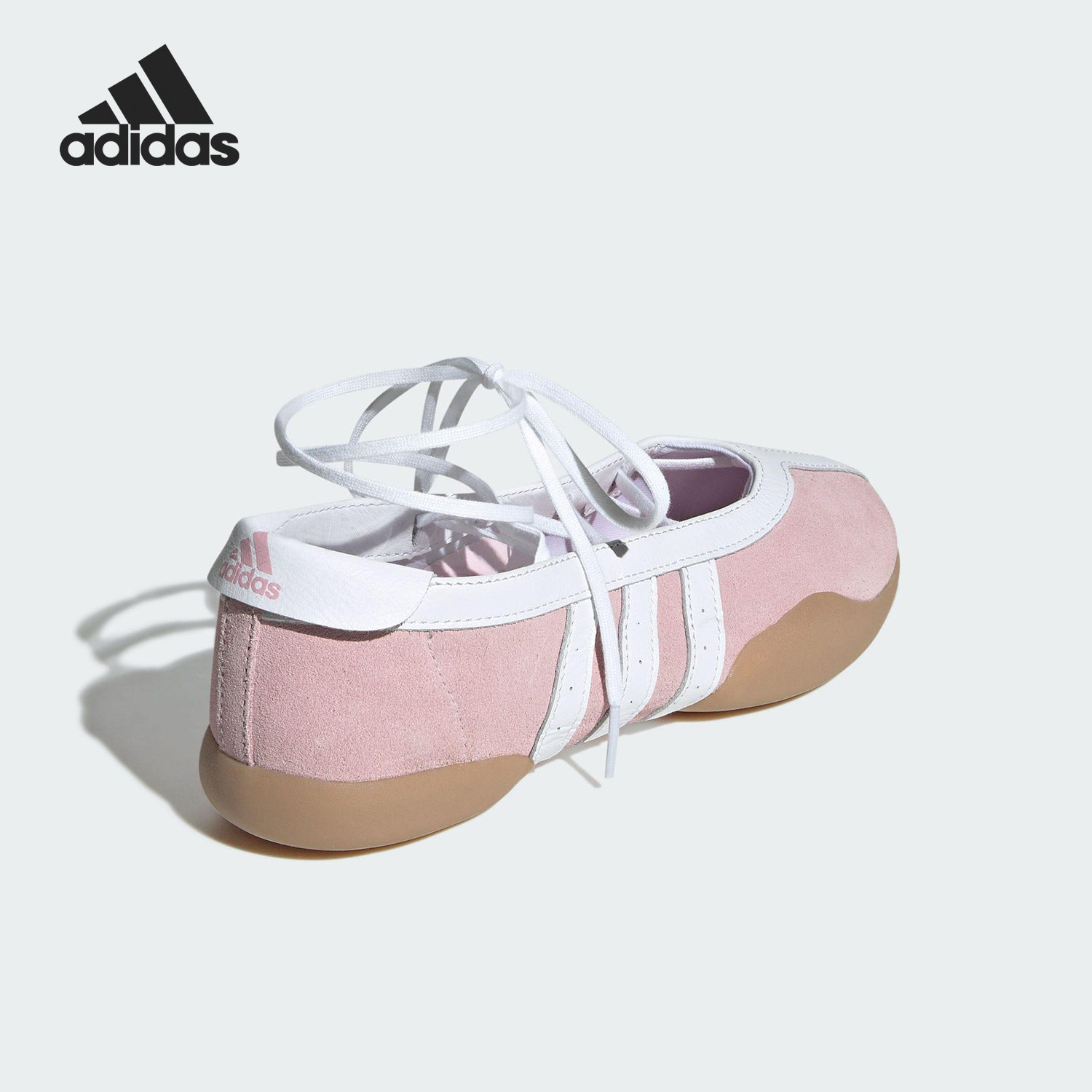 Adidas/阿迪达斯正品TAEKWONDO女士皮革芭蕾薄底平底鞋JQ6434