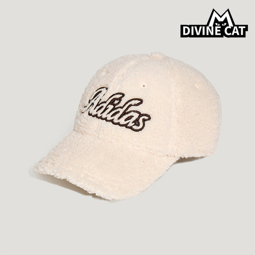 Adidas/阿迪达斯正品SC WINTER CAP女士休闲毛绒棒球帽KZ2305