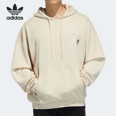 Adidas/阿迪达斯正品当季新款男子三叶草连帽长袖运动卫衣HB6865