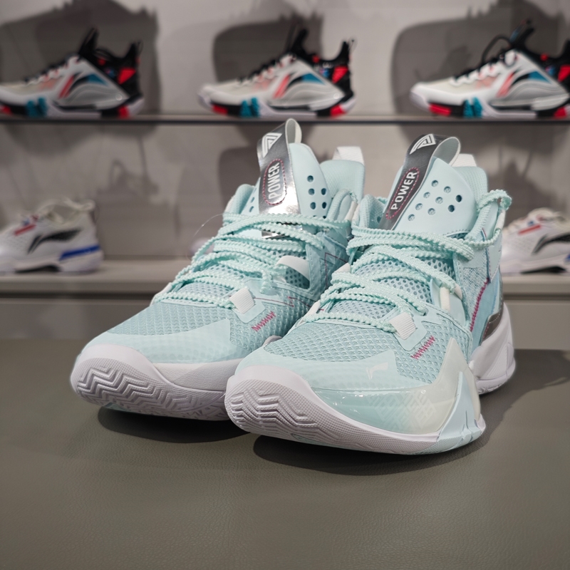 李宁正品夏季新款空袭男子减震回弹舒适透气实战篮球鞋ABPU055-3