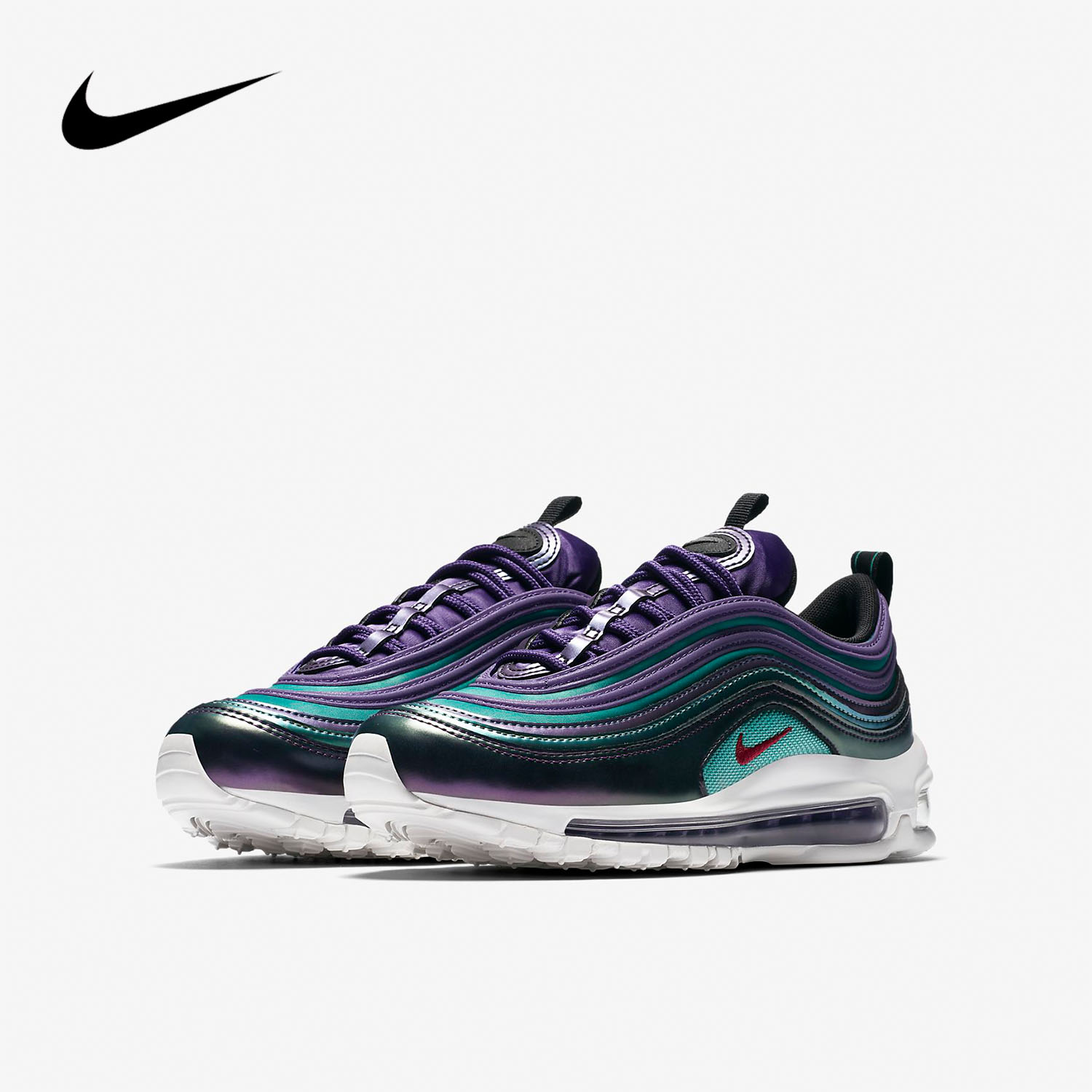 Nike/耐克正品airmax97樱花粉反光子弹笑脸气垫跑步鞋AV3181-500