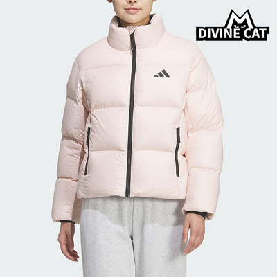 Adidas/阿迪达斯正品2025冬季女士运动时尚保暖宽松羽绒服KQ5507