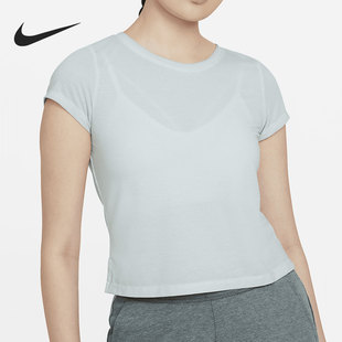 新款 Nike 耐克正品 夏季 424 女子跑步休闲透气运动T恤DA0800