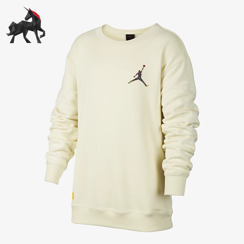 Nike/耐克正品Air Jordan大童运动法式毛圈卫衣FD9364-113