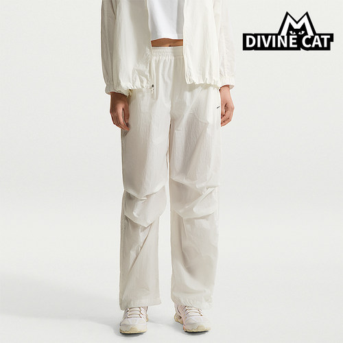 Nike/耐克正品2026女士休闲梭织经典简约透气舒适长裤IO3377-133