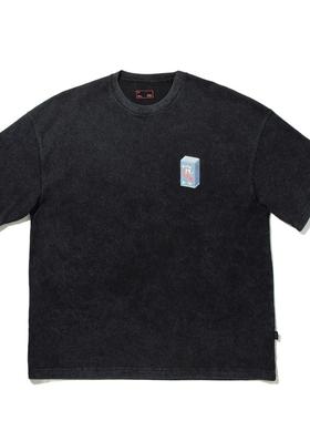 李宁正品 x Phil Hackett联名系列男女宽松印花休闲短袖AHSVB19