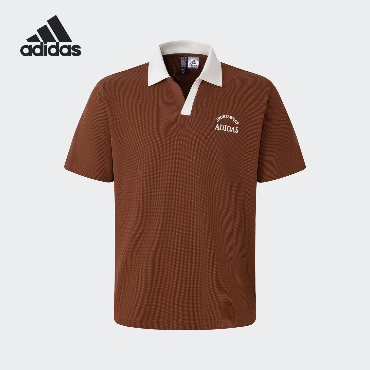 Adidas/阿迪达斯正品M VERBIAGE男士针织短袖POLO衫JD0332