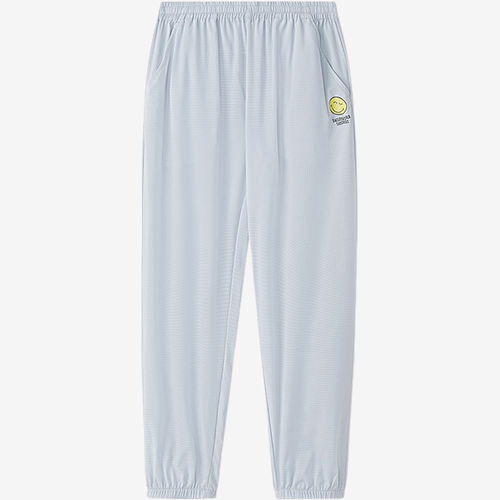 Skechers斯凯奇正品Smiley World儿童弹力长裤L225K051-01MZ