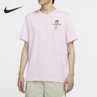 Nike/耐克正品2025男士圆领套头透气运动印花短袖CW0435-663