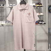 连衣裙ASKT012 翻领宽松休闲短袖 疯狂动物城女子时尚 李宁正品