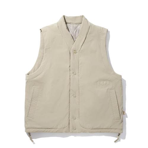 李宁正品x 成龙联名功夫系列男女保暖运动休闲V领棉马甲AMMV011