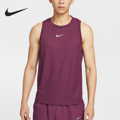 Nike/耐克正品Dri-FIT男士网球无袖针织T恤背心HM6725-611