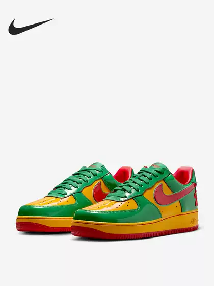 Nike/Nike Genuine Us Force 1 Men's and Women's Wear-Resistant Fashionable Sports Low-Top Casual Shoes Ih4383-300