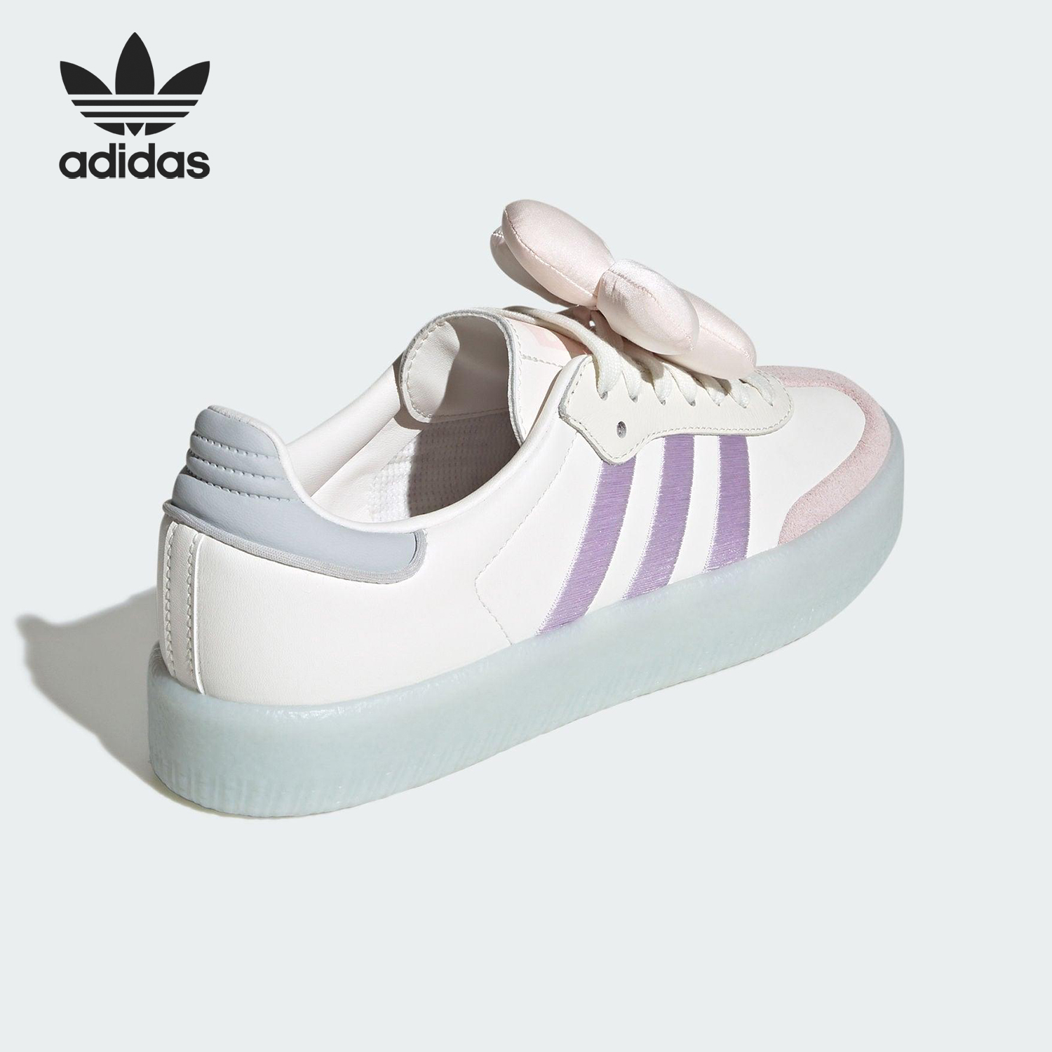 Adidas/阿迪达斯正品三叶草女士经典复古耐磨运动板鞋JR3335