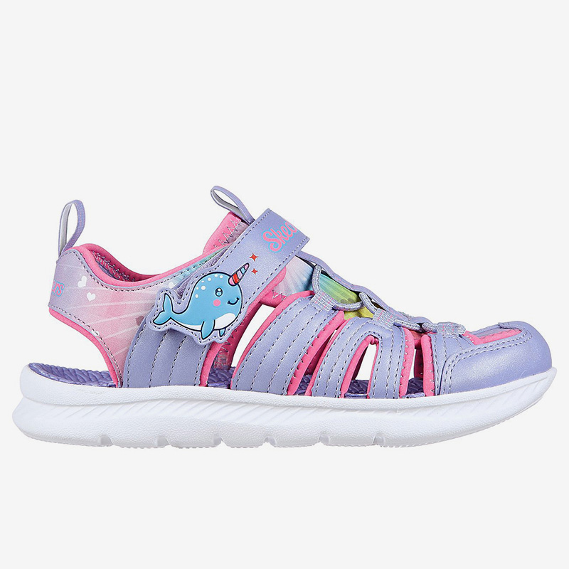 Skechers/斯凯奇正品当季新款时尚魔术贴儿童卡通休闲凉鞋