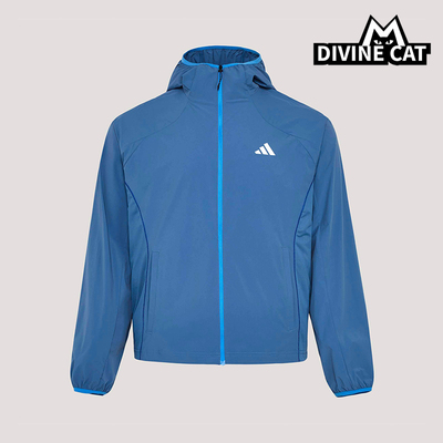 Adidas/阿迪达斯正品LOOSE HOOD JACKET男士梭织凉感夹克KZ0015