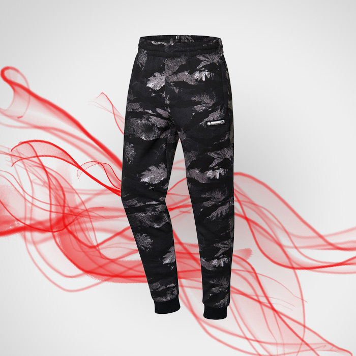 李宁正品男子加绒卫裤运动长裤小脚收口篮球18冬AKLN969