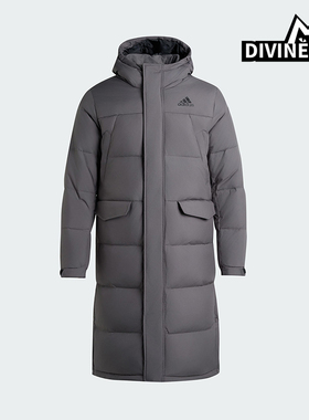 Adidas/阿迪达斯正品V L DOWN PARKA男女连帽保暖羽绒服KF6746
