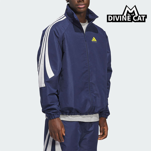 Adidas/阿迪达斯正品篮球系列新款男经典训练运动夹克外套KB7531