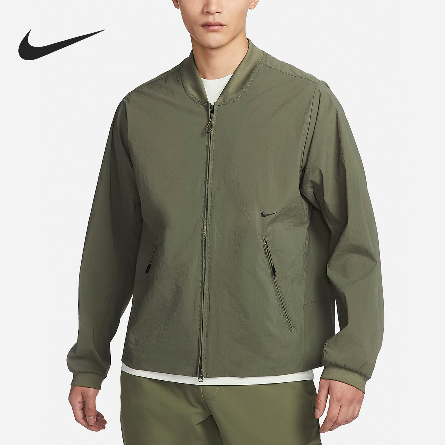 Nike/耐克正品当季新款男士简约休闲立领外套FN3007-222