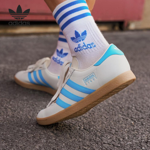 Adidas/阿迪达斯正品三叶草男女时尚经典运动低帮板鞋JR9566